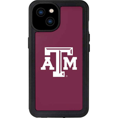 Texas A&M University TAM iPhone 15 Plus Waterproof Case
